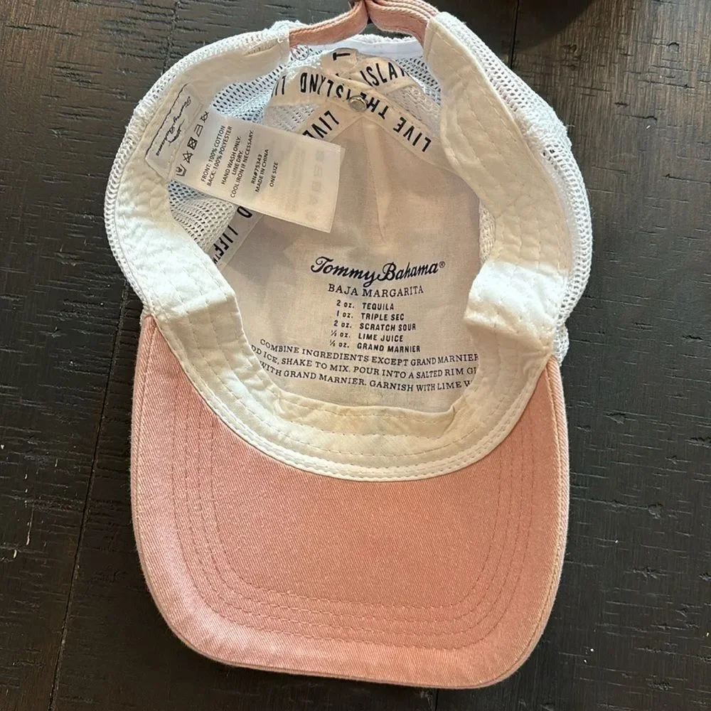 Tommy Bahama Live The Island Life Relax Strapback Baseball Hat Cap Marlin Fish‌‌